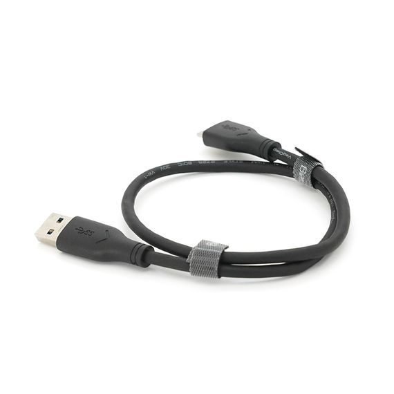 Кабель VEGGIEG V-U318, Usb 3.0 AM to Micro-B Black 0.5m, для жорстких дисків | Зображення 2