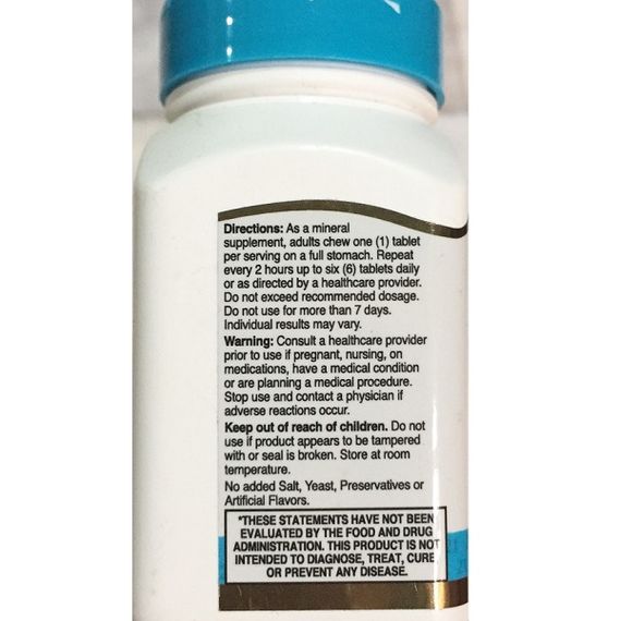 Витаминно-минеральный комплекс 21st Century Zinc Plus Vitamins C & B-6 90 Chewable Tabs Cherry | Зображення 2