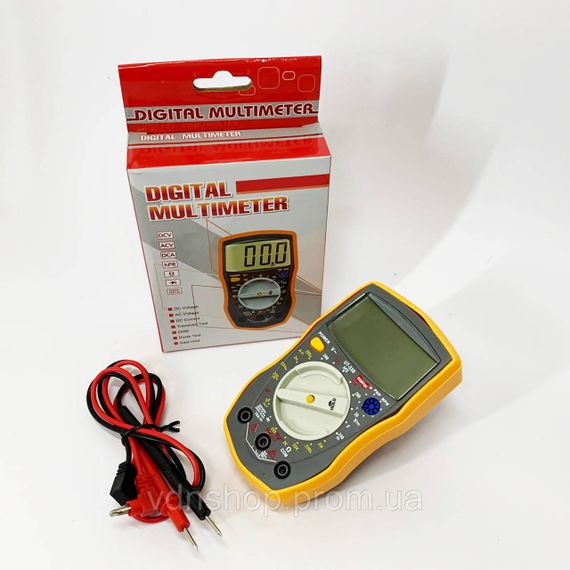 Мультиметр с высоким диапазоном измерений HAOYUE, Мультиметр бытовой тестер напряжения NQ-65 | Зображення 1