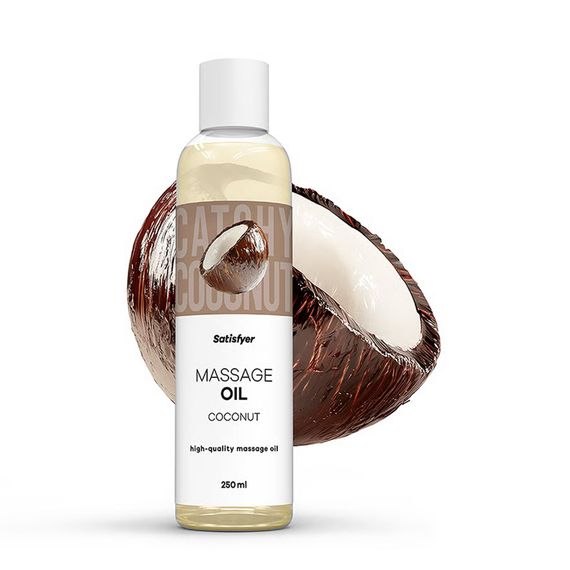 Масажна олія Satisfyer Massage Oil Coconut 250 мл | Зображення 1