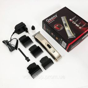 Электробритва для стрижки головы Gemei GM-657, Машинка для стрижки волос беспроводная HJ-91