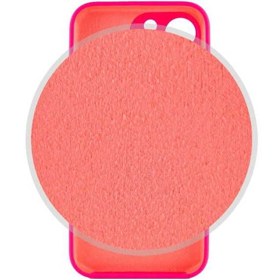 Чохол Silicone Case Full Camera Protective (AA) для Apple iPhone 15 Pro (6.1") Рожевий / Barbie pink | Зображення 2