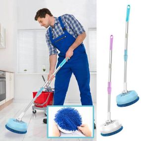 Аккумуляторная швабра Wireless Cleaner Голубая