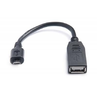 Дата кабель OTG USB 2.0 AF to Micro 5P 0.1m REAL-EL (EL123500014) | Зображення 1