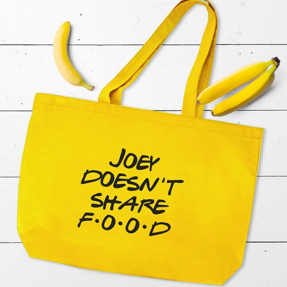 Эко сумка Market MAXI Joey doesn't share food (серіал Friends) 47х36 см (KOTX_24L002)