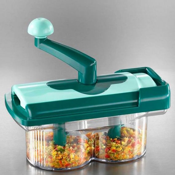 Овочерізка ручна мультислайсер Nicer Dicer Twist | Ручна кухонна овочерізка | Терка слайсер DJ-852 для овочів | Зображення 7