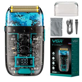 Триммер для волос VGR V-352 • Аккумуляторная машинка для стрижки Hair Clippers V-352, шейвер для бороды, усов и окантовки