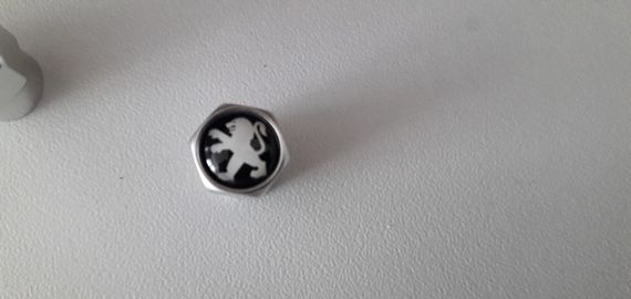 Peugeot ковпачок колеса на позолотник ніпеля ніпеля золотник золотистика автомобіля пежо | Зображення 3