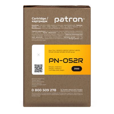 Картридж Patron CANON 052 Extra (PN-052R) | Зображення 2