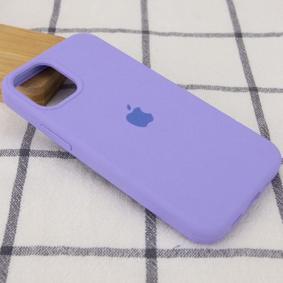 Чехол Silicone Case Full Protective (AA) для Apple iPhone 12 Pro Max (6.7") Сиреневый / Dasheen | Зображення 1