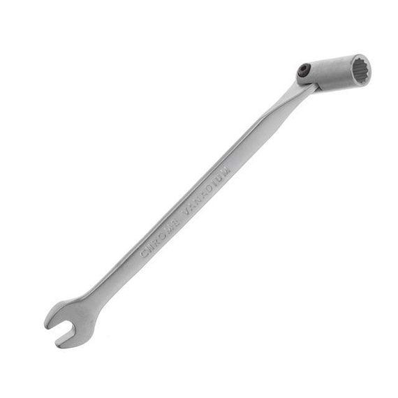 Ключ ріжково-накидний шарнірний 8 мм, Cr-V INTERTOOL XT-1408 | Зображення 3