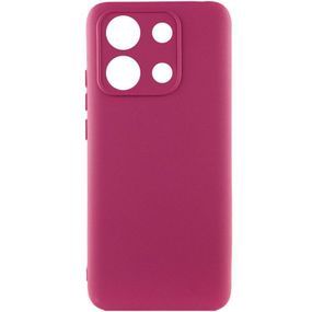 Чохол Silicone Cover Ummi Lakshmi Full Camera (AA) для Xiaomi Redmi Note 14S Бордовий / Marsala
