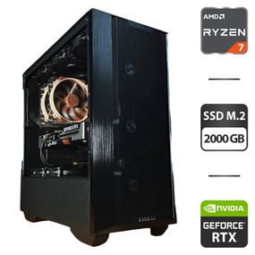 Збірка на замовлення: ігровий Lian-Li Lancool III Black Tower / AMD Ryzen 7 9800X3D (8 (16) ядер по 4,7 - 5,2 ГГц) / 64 ГБ DDR5 / 2000 ГБ SSD M.2 / nVidia GeForce RTX 5080, 16 ГБ GDDR7, 256-біт / 850 Вт б/в