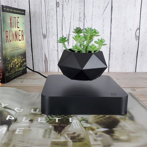 Магнітний левітаційний горщик для рослин HCNT Magnetic Levitating Pot M10-GW4 Black | Зображення 4