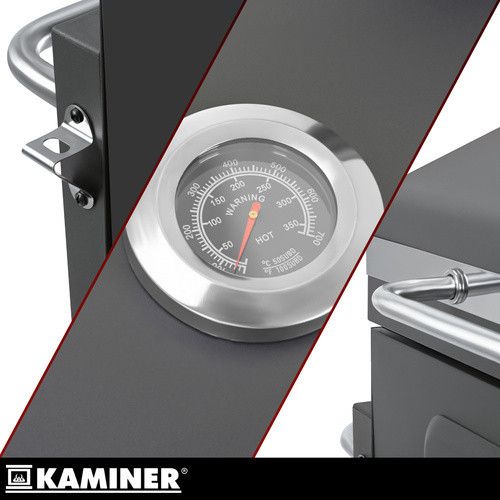 Мангал-гриль садовий з кришкою 116х70х110 см Kaminer 27319 | Зображення 6