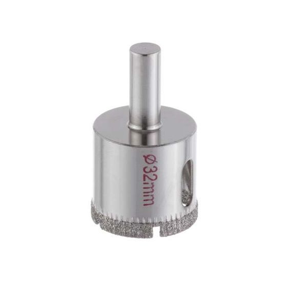 Свердло алмазне трубчасте по склу та кераміці 32 мм INTERTOOL SD-0360 | Зображення 1