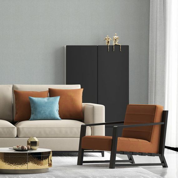 Самоклеюча вініловая плитка в рулоні 600х3000х2мм Світло-сіре полотно Мат SW-00002033 | Зображення 5