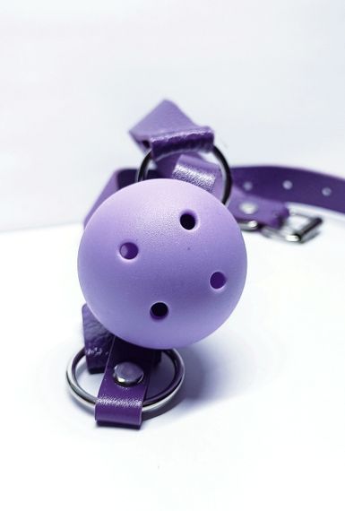 Кляп «Love Gag» цвет фиолетовый sexstyle | Зображення 6