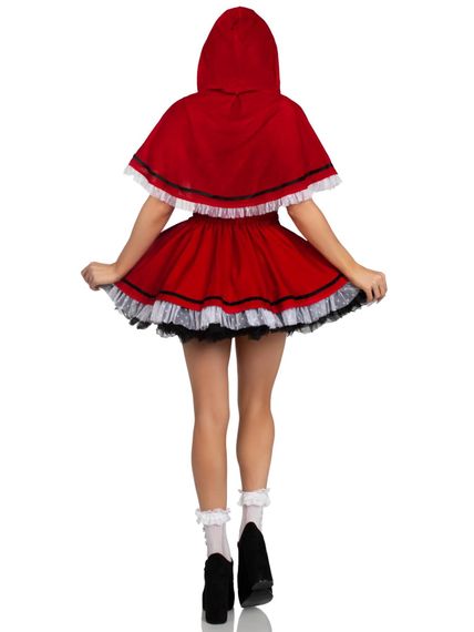 Костюм Красной Шапочки Leg Avenue Flirty Miss Red Top and Skirt S | Зображення 4