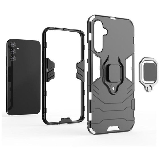 Чехол бампер Primolux Ring Armor для телефона Samsung Galaxy A34 5G (SM-A346) - Black | Зображення 3
