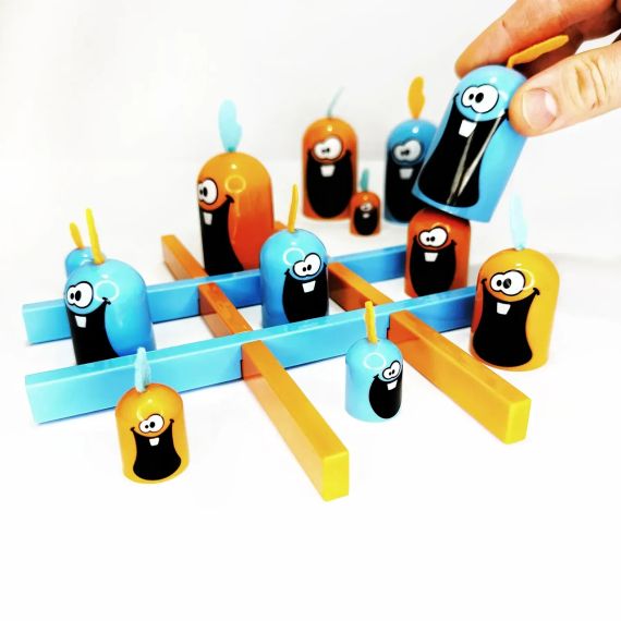 Настольная игра Неугомонные Гоблеры (Gobblet Gobblers) укр. | Зображення 1