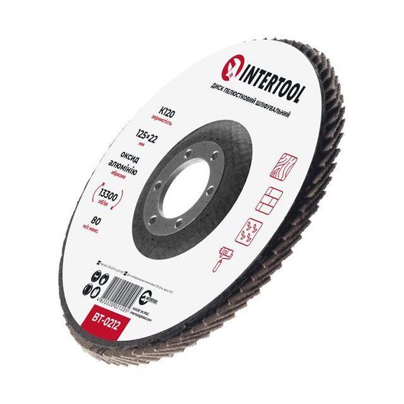 Диск шліфувальний пелюстковий INTERTOOL BT-02121 | Зображення 2