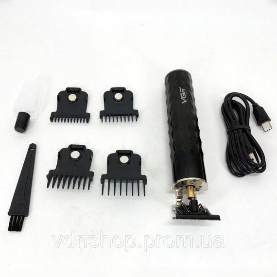 Електрична машинка тример для волосся і бороди VGR, Бездротові машинки для стрижки легкі HZ-98 | Зображення 1