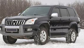 Ветровики (4 шт, HIC) для Lexus GX470