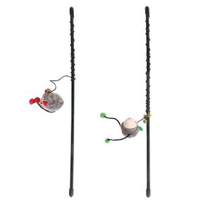 Flamingo Rod With Mouse фламинго удочка дразнилка с мышкой, игрушка для котов