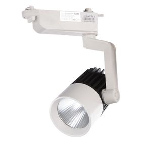 Светильник трековый поворотный LED 415/25W CW WH/BK COB