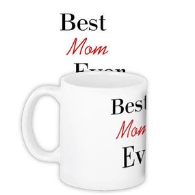 Чашка з принтом Best mom ever 330 мл (KR_PAR017)
