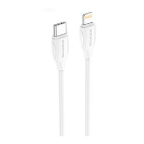 Кабель для зарядки телефона. USB Borofone BX19 Type-C to Lightning 20W