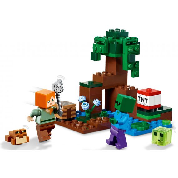 Конструктор LEGO Minecraft Пригоди на болоті 65 деталей (21240) | Зображення 3