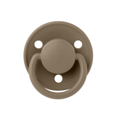 Соска пустушка BIBS De Lux Silicone (кругла) 0-36 міс – Dark Oak | Зображення 1