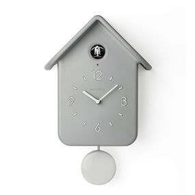 Настінний годинник з маятником Guzzini Home 16860208 24,8х12x39 см сірий