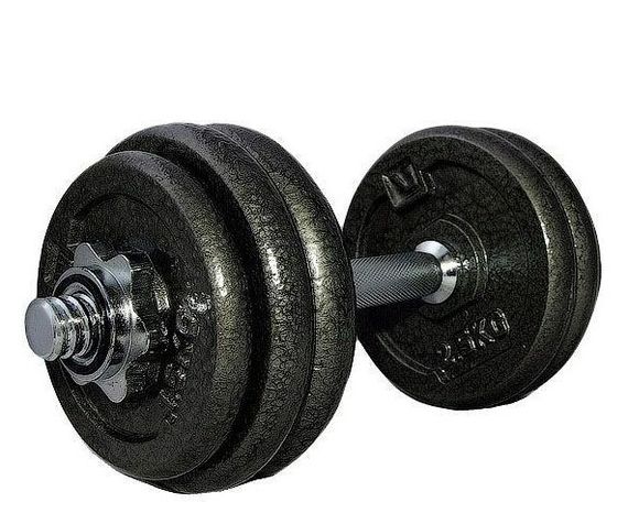 Гантель набірна LiveUP 15кг 1шт DUMBELL SET чорний Уні 2-15кг LS2311-15