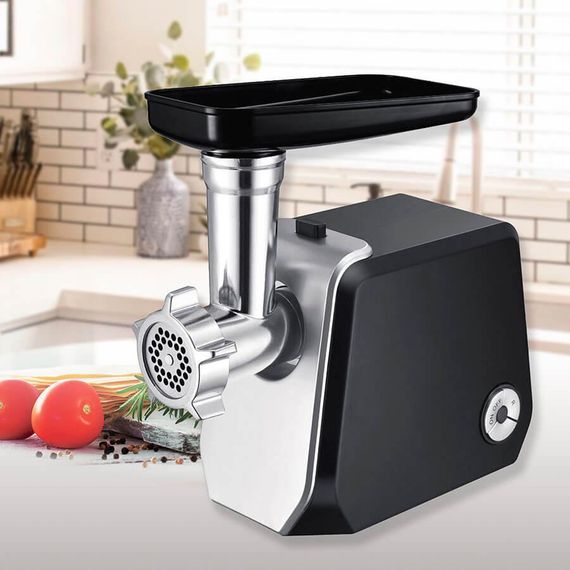 М'ясорубка електрична Maestro MR-850, 1500 Вт, з металевим шнеком і реверсом, для дому та кухні | Зображення 1