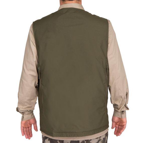 ЖИЛЕТ STEPPE 300 ДЛЯ ПОЛЮВАННЯ, ДВОСТОРОННІЙ - НЕОНОВИЙ/ЗЕЛЕНИЙ | Зображення 5