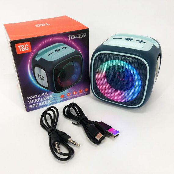 Акумуляторна bluetooth колонка TG359, Колонка портативна акумуляторна, Колонки для музики вдома LG-97 | Зображення 2