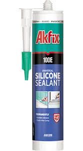 Силікон універсальний 280мл/325г прозорий Akfix 100Е