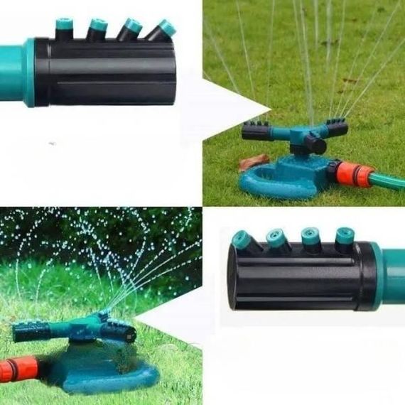Садовый круговой ороситель для полива сада и огорода Зеленый