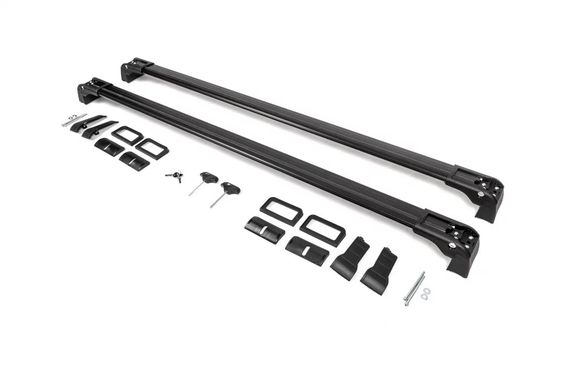 Поперечены в штатные места под ключ Wingbar V3 (2 шт) Черные для Toyota Land Cruiser 200 | Зображення 3