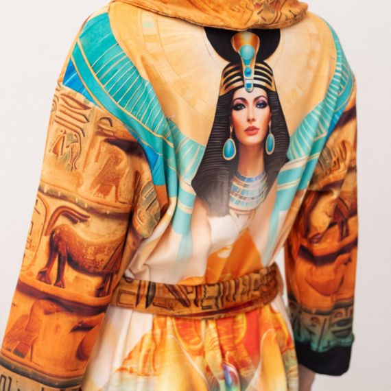 Халат жіночий з плюшевого велюру ексклюзивний Egypt 18363 L-XL | Зображення 3