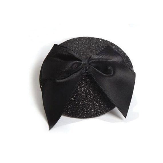 Пестіс Bijoux Indiscrets Burlesque pasties GLITTER and BOW, One size