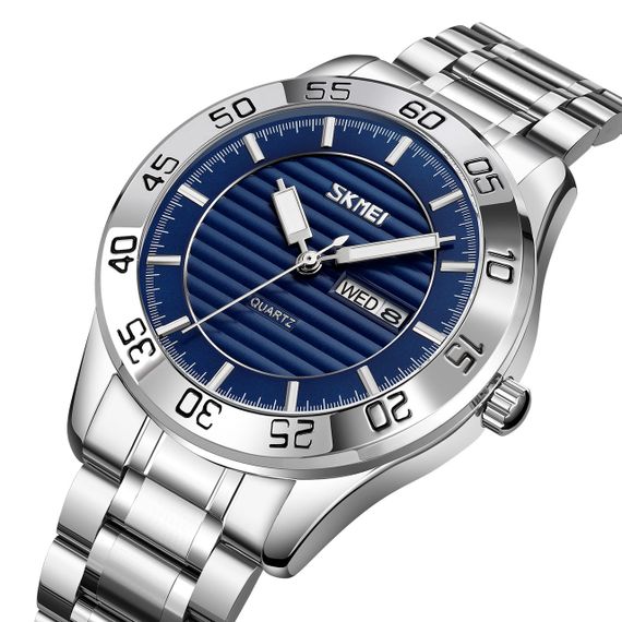 Skmei 9293SIBU Silver-Blue | Зображення 1