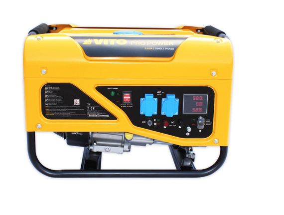 Генератор бензиновый VITO VIG38L 2.8 кВт Бензогенератор Однофазный бензиновый генератор Генератор 2 кВт