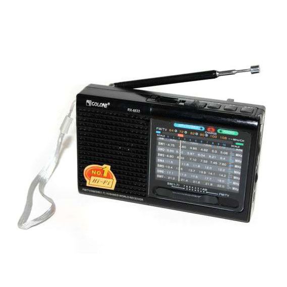 Портативна стовпчик радіо MP3 USB Golon RX-6622. AW-959 Колір: чорний | Зображення 4