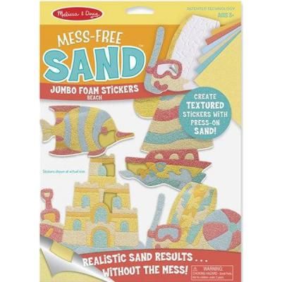 Набор для творчества Melissa&amp;Doug Объемные блестящие наклейки Пляж (MD30042)