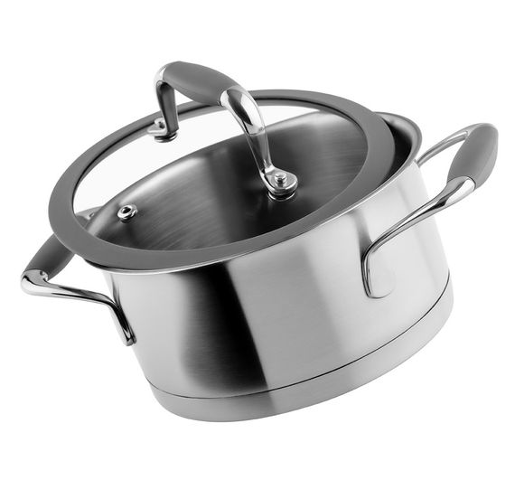 Каструля Vinzer Profi 50182, 1.5 л, 16 см, з нержавіючої сталі з кришкою, для всіх типів плит | Зображення 1