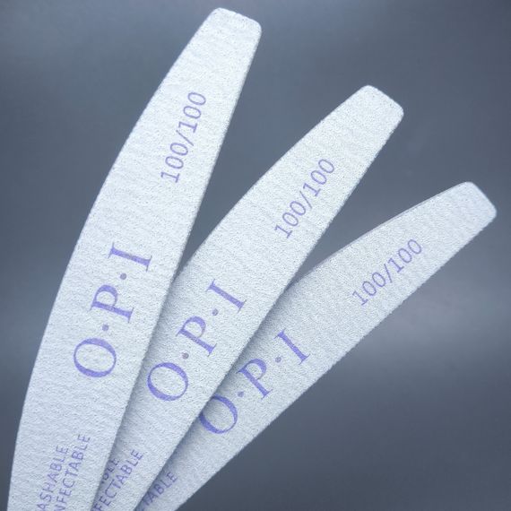 Пилка для ногтей 100/100 полумесяц OPI | Зображення 1